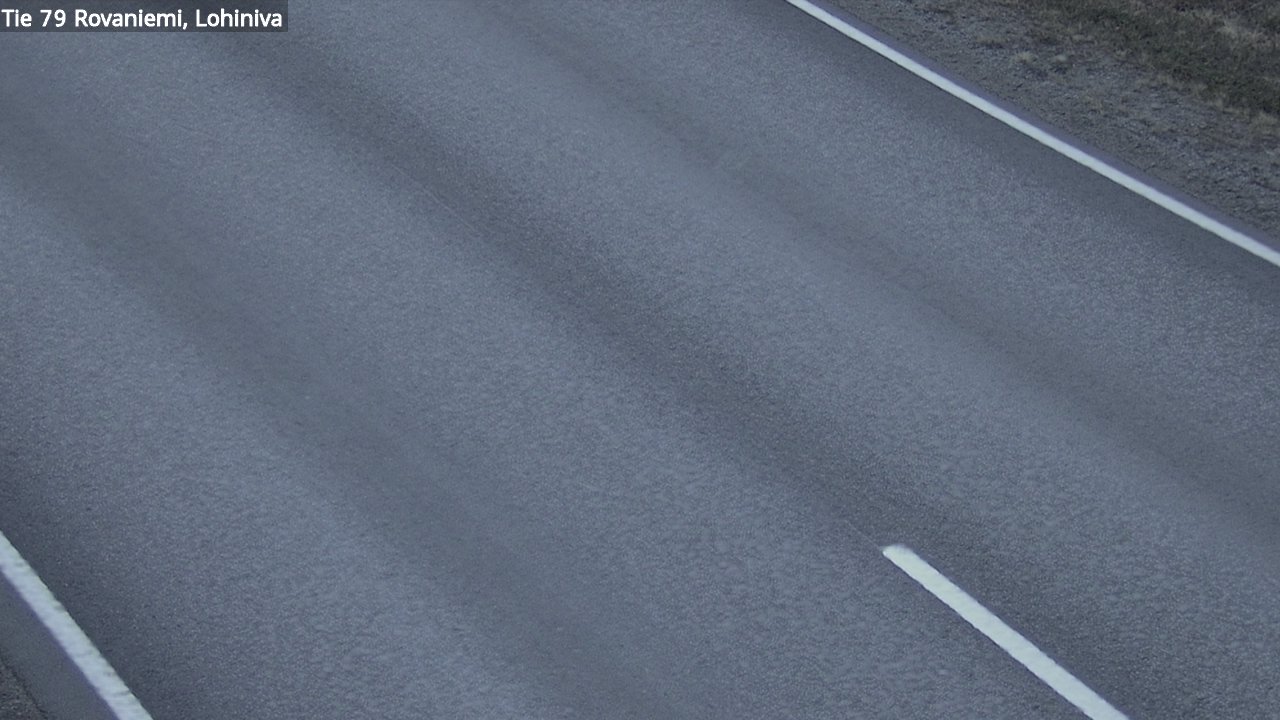 Weather Camera Image Road 79 Rovaniemi Lohiniva, Rovaniemi, Lappi