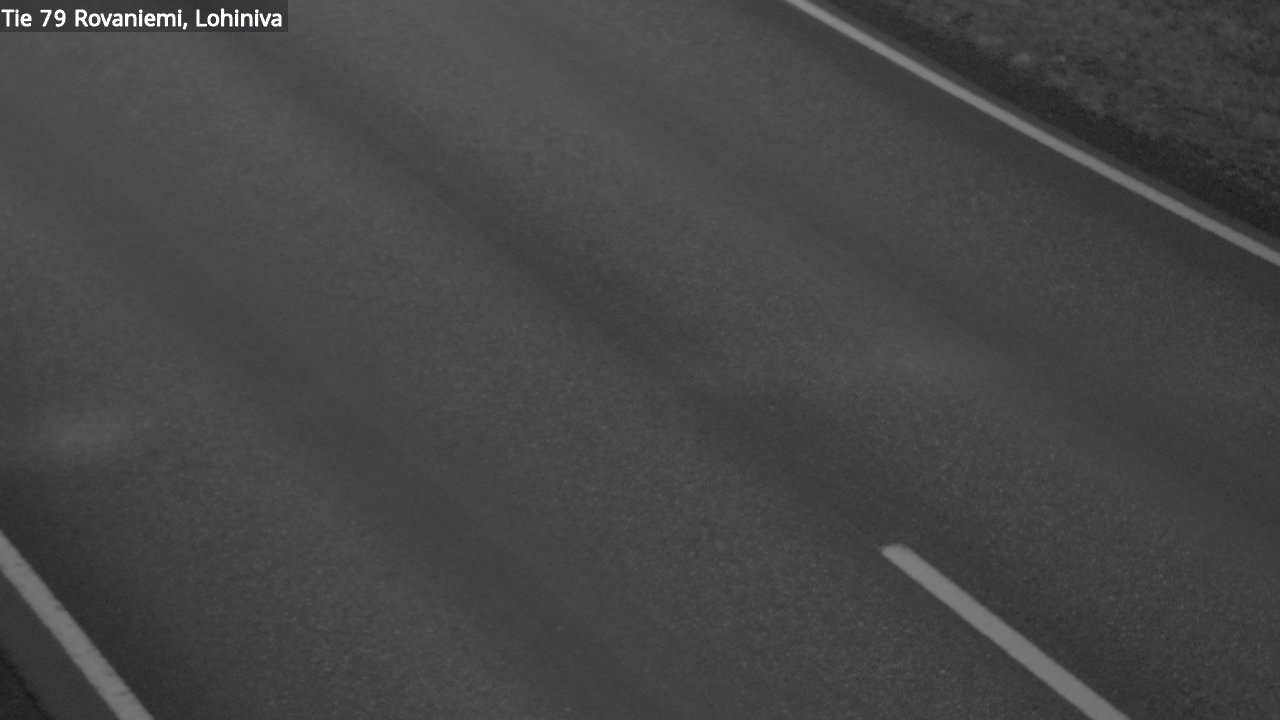 Weather Camera Image Väg 79 Rovaniemi Lohiniva, Rovaniemi, Lappi