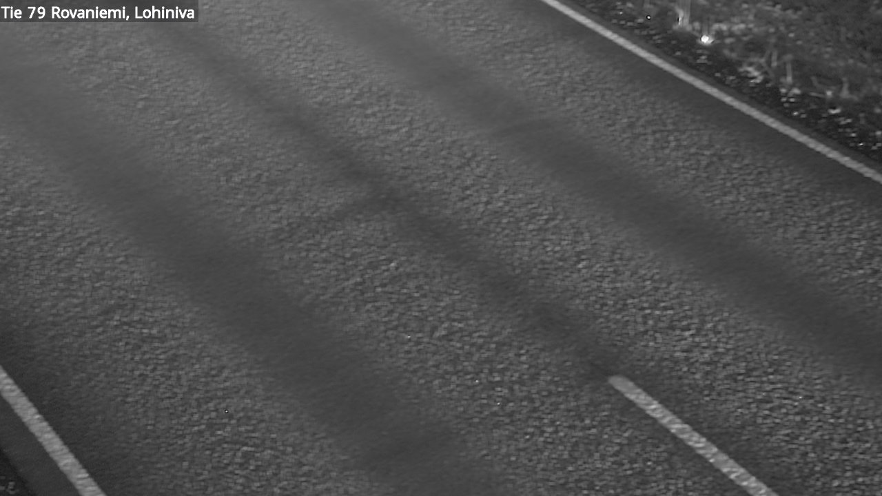 Weather Camera Image Väg 79 Rovaniemi Lohiniva, Rovaniemi, Lappi