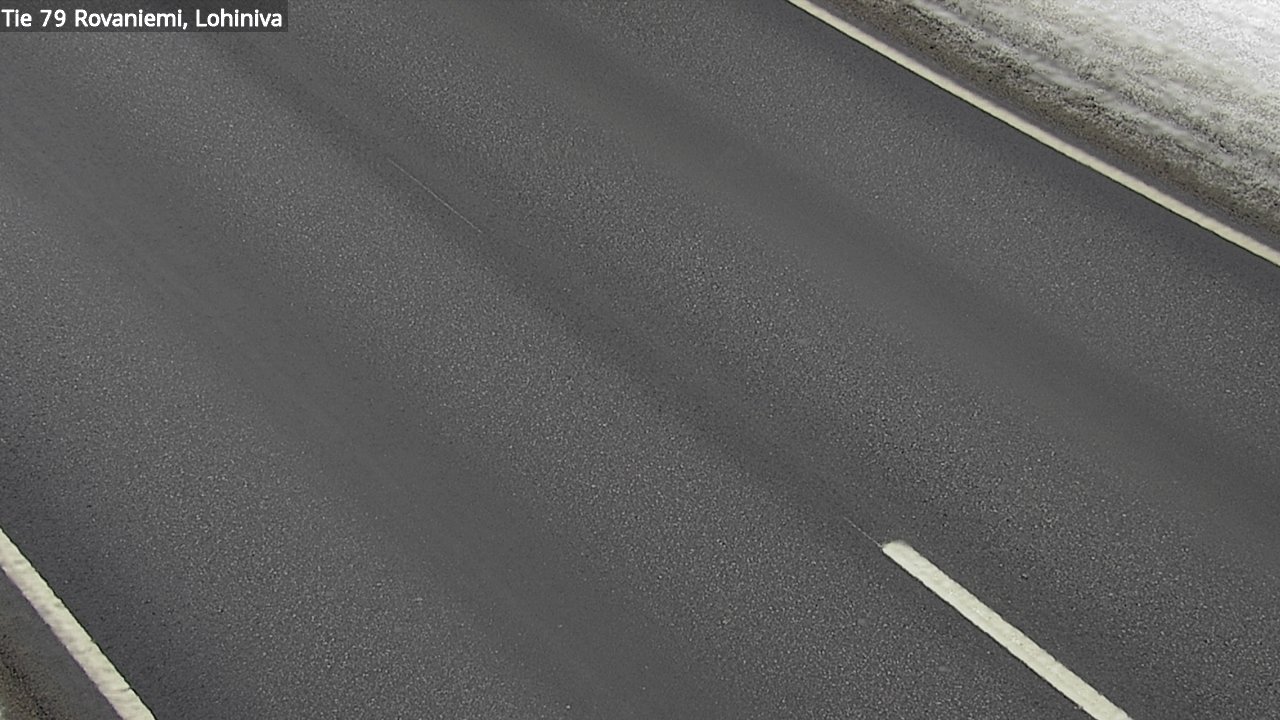 Weather Camera Image Väg 79 Rovaniemi Lohiniva, Rovaniemi, Lappi