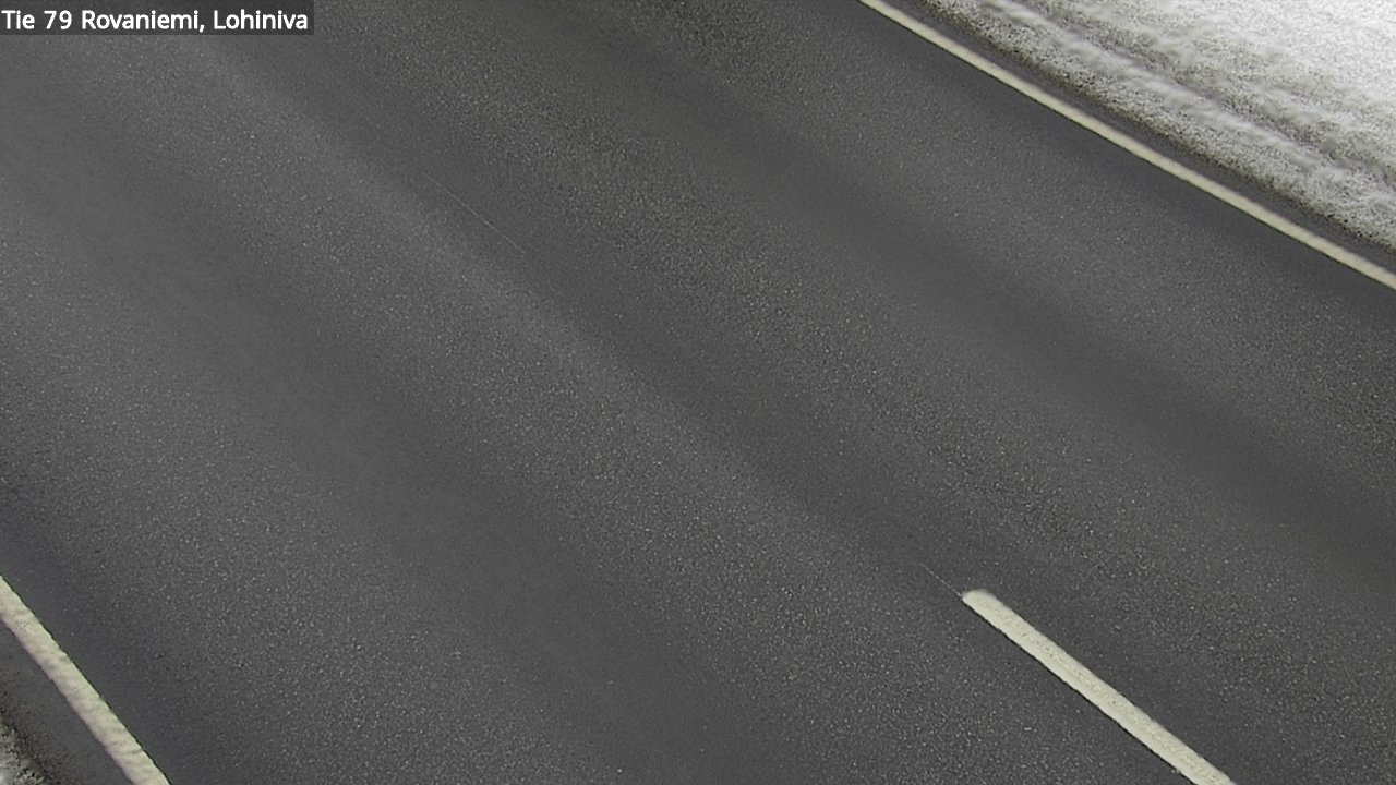 Weather Camera Image Road 79 Rovaniemi Lohiniva, Rovaniemi, Lappi
