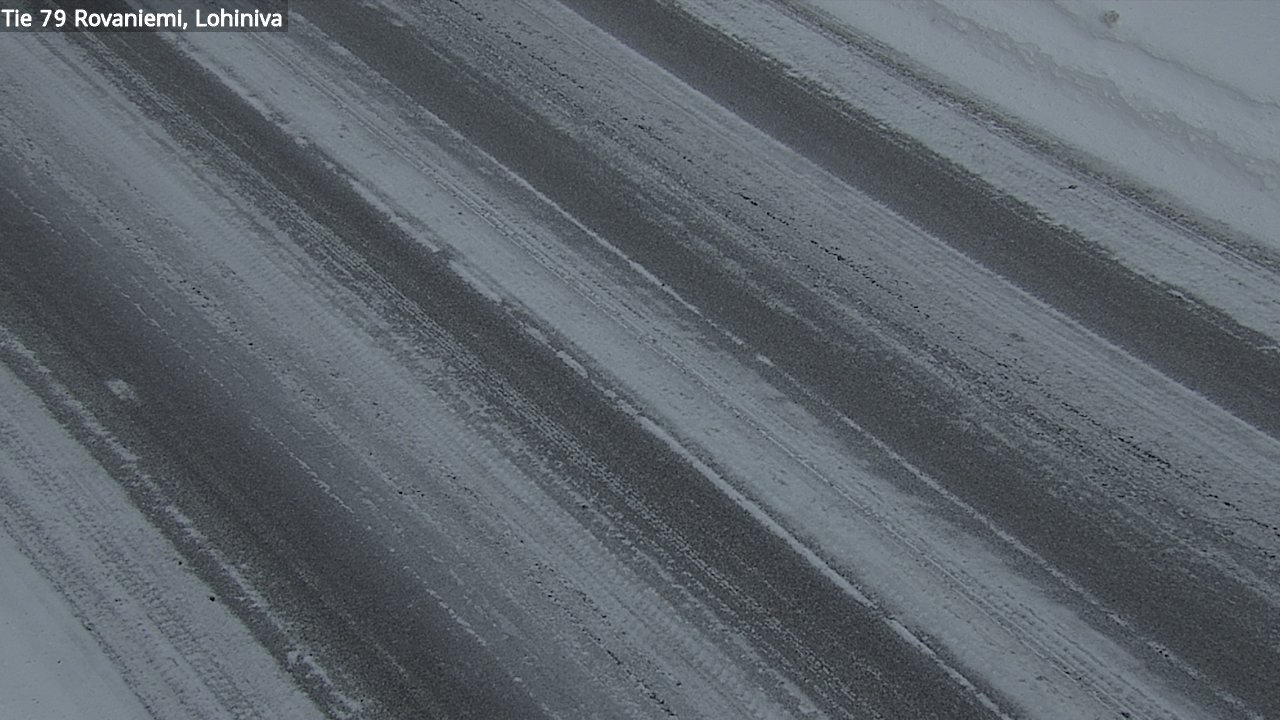 Weather Camera Image Väg 79 Rovaniemi Lohiniva, Rovaniemi, Lappi