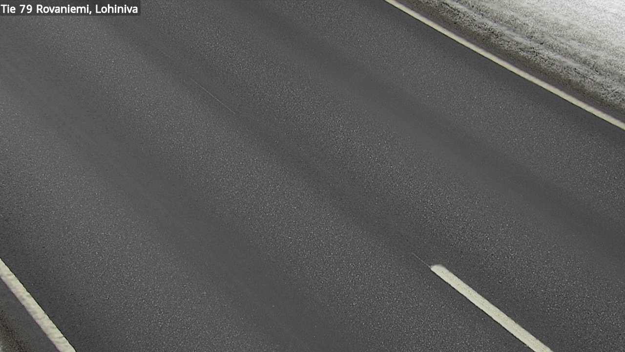 Weather Camera Image Road 79 Rovaniemi Lohiniva, Rovaniemi, Lappi