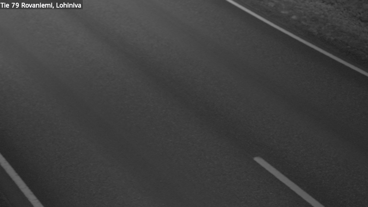 Weather Camera Image Road 79 Rovaniemi Lohiniva, Rovaniemi, Lappi