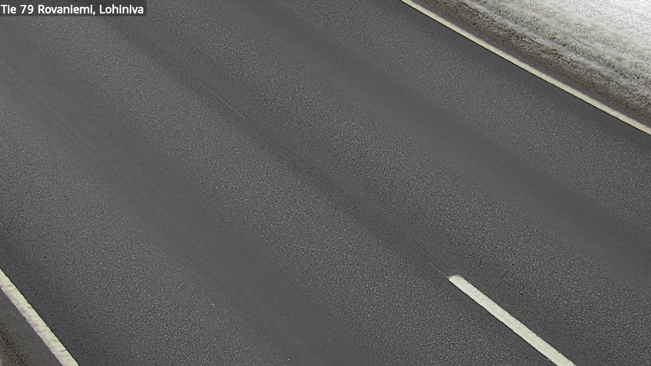 Weather Camera Image Väg 79 Rovaniemi Lohiniva, Rovaniemi, Lappi
