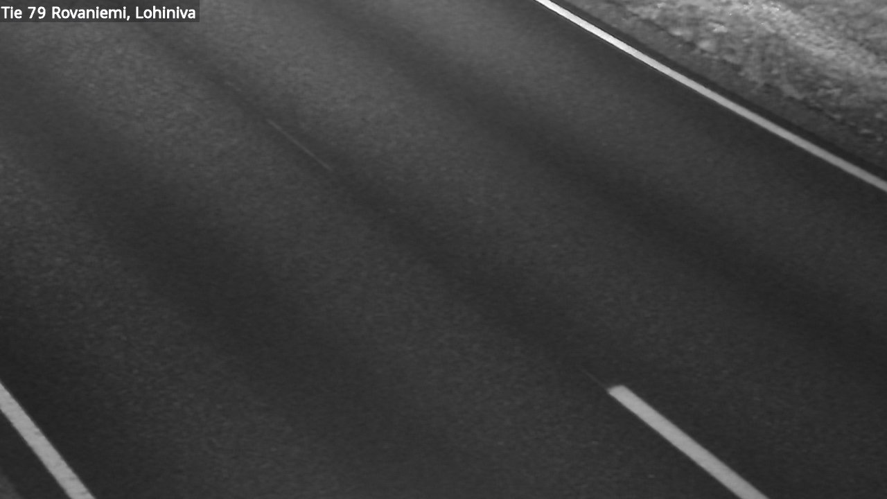 Weather Camera Image Road 79 Rovaniemi Lohiniva, Rovaniemi, Lappi