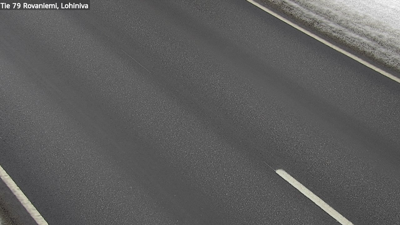 Weather Camera Image Road 79 Rovaniemi Lohiniva, Rovaniemi, Lappi