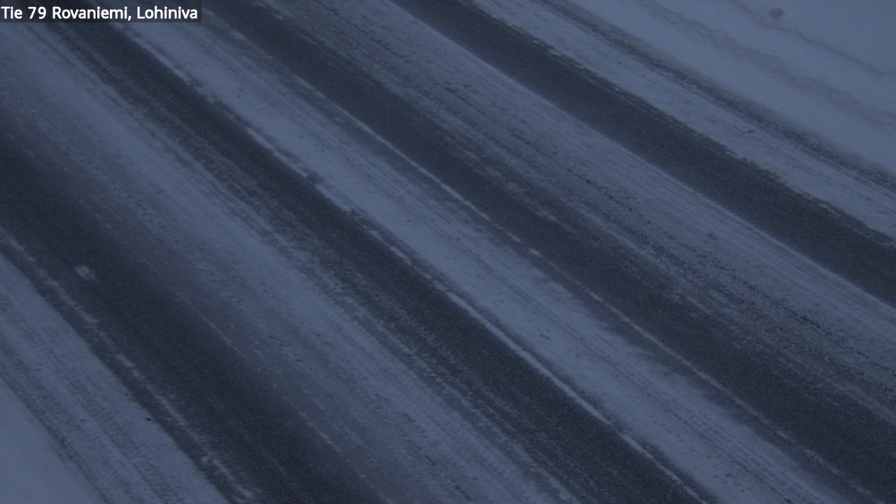 Weather Camera Image Väg 79 Rovaniemi Lohiniva, Rovaniemi, Lappi