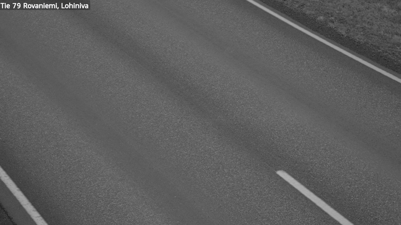 Weather Camera Image Väg 79 Rovaniemi Lohiniva, Rovaniemi, Lappi