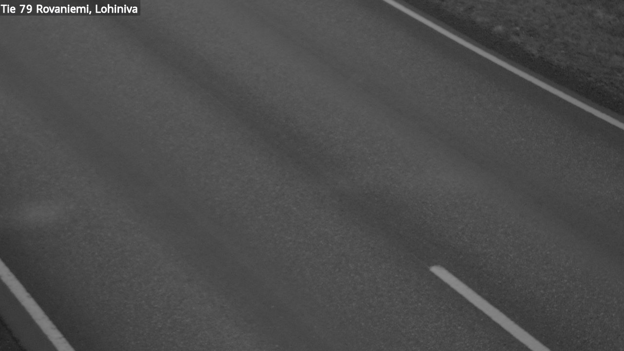 Weather Camera Image Väg 79 Rovaniemi Lohiniva, Rovaniemi, Lappi
