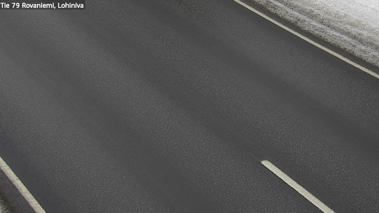 Weather Camera Image Road 79 Rovaniemi Lohiniva, Rovaniemi, Lappi