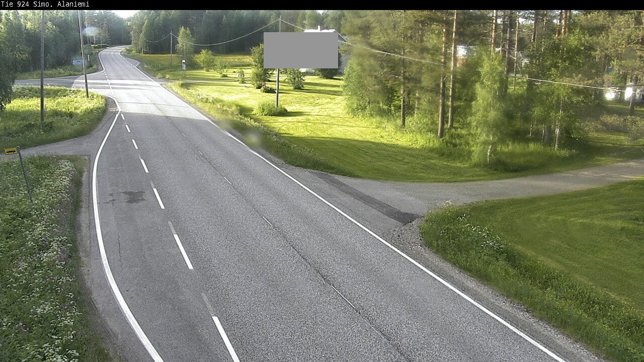 Weather Camera Image Väg 924 Simo, Alaniemi, Simo, Lappi
