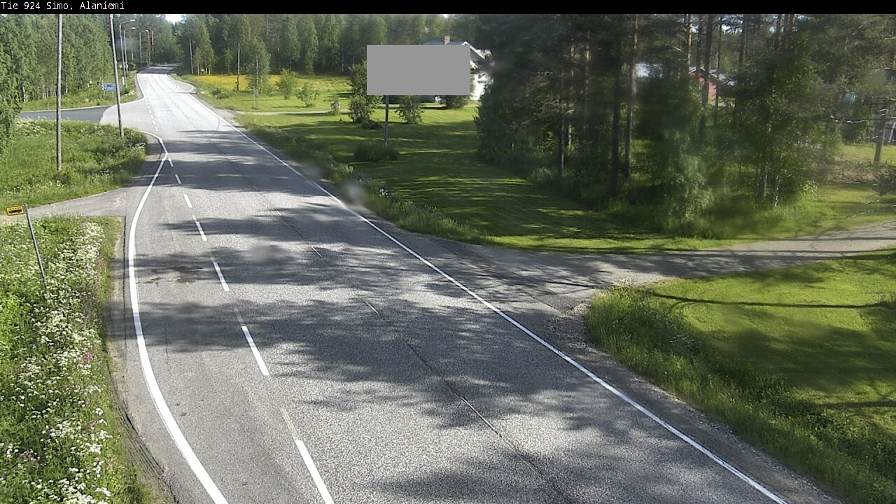Weather Camera Image Väg 924 Simo, Alaniemi, Simo, Lappi