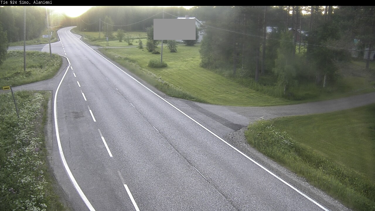 Weather Camera Image Väg 924 Simo, Alaniemi, Simo, Lappi