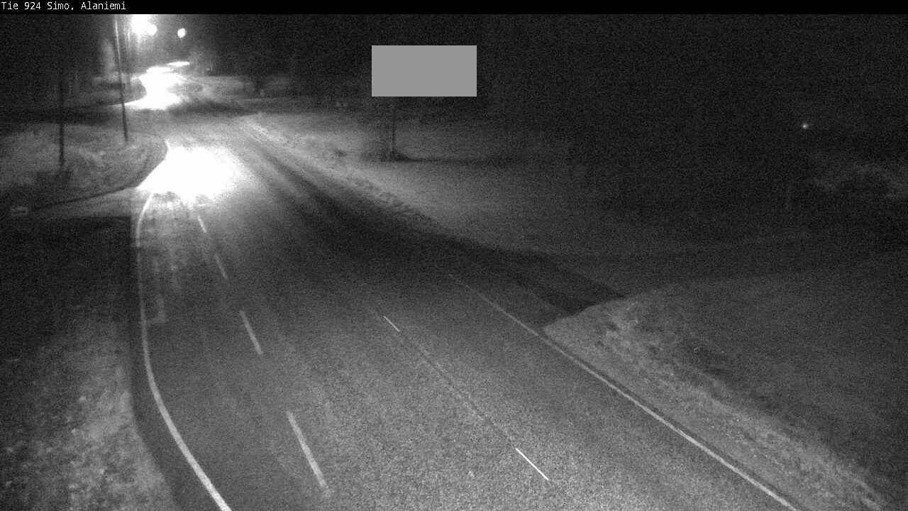 Kelikamerat Kuva Tie 924 Simo, Alaniemi, Simo, Lappi