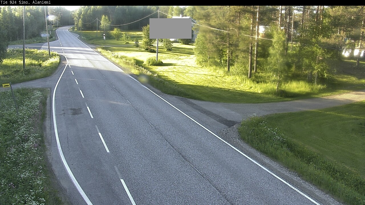 Weather Camera Image Väg 924 Simo, Alaniemi, Simo, Lappi