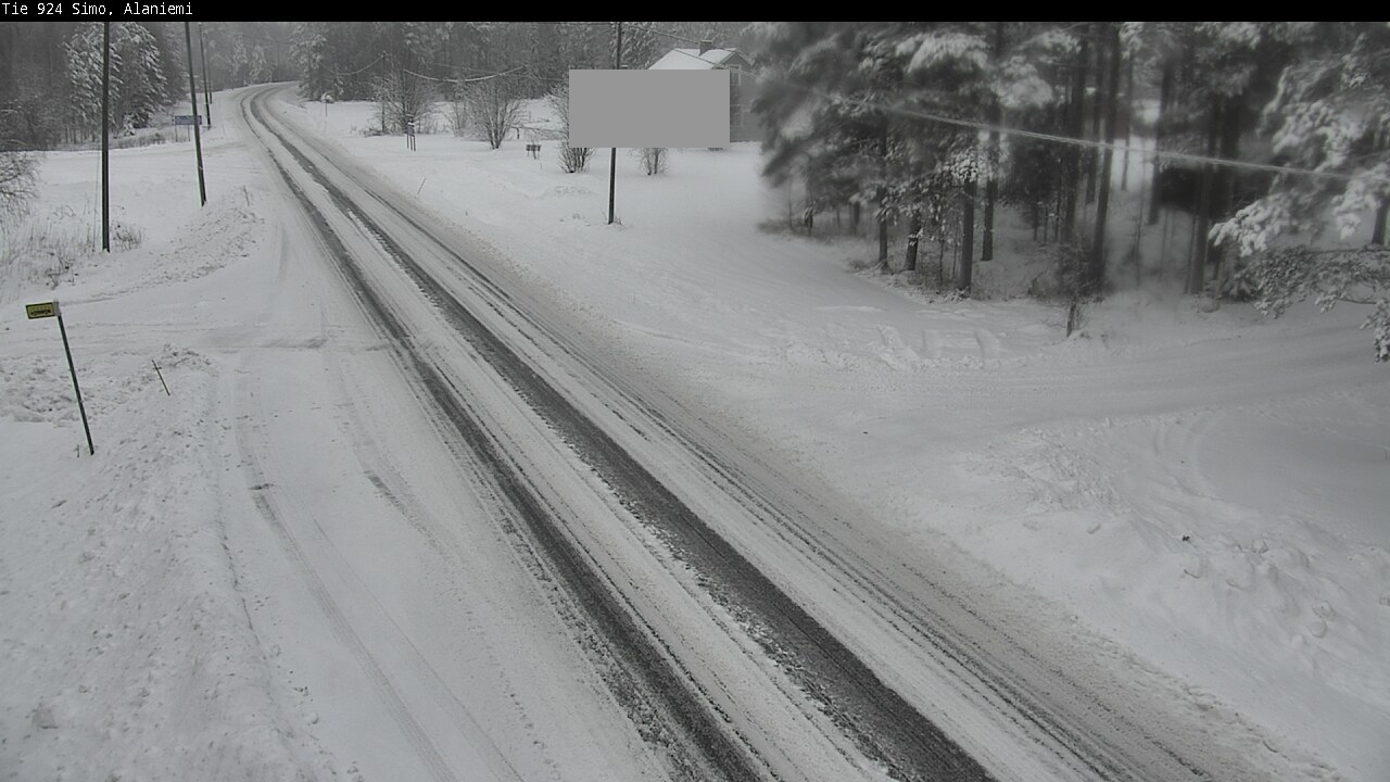 Weather Camera Image Road 924 Simo, Alaniemi, Simo, Lappi