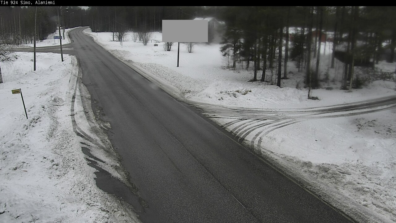 Kelikamerat Kuva Tie 924 Simo, Alaniemi, Simo, Lappi