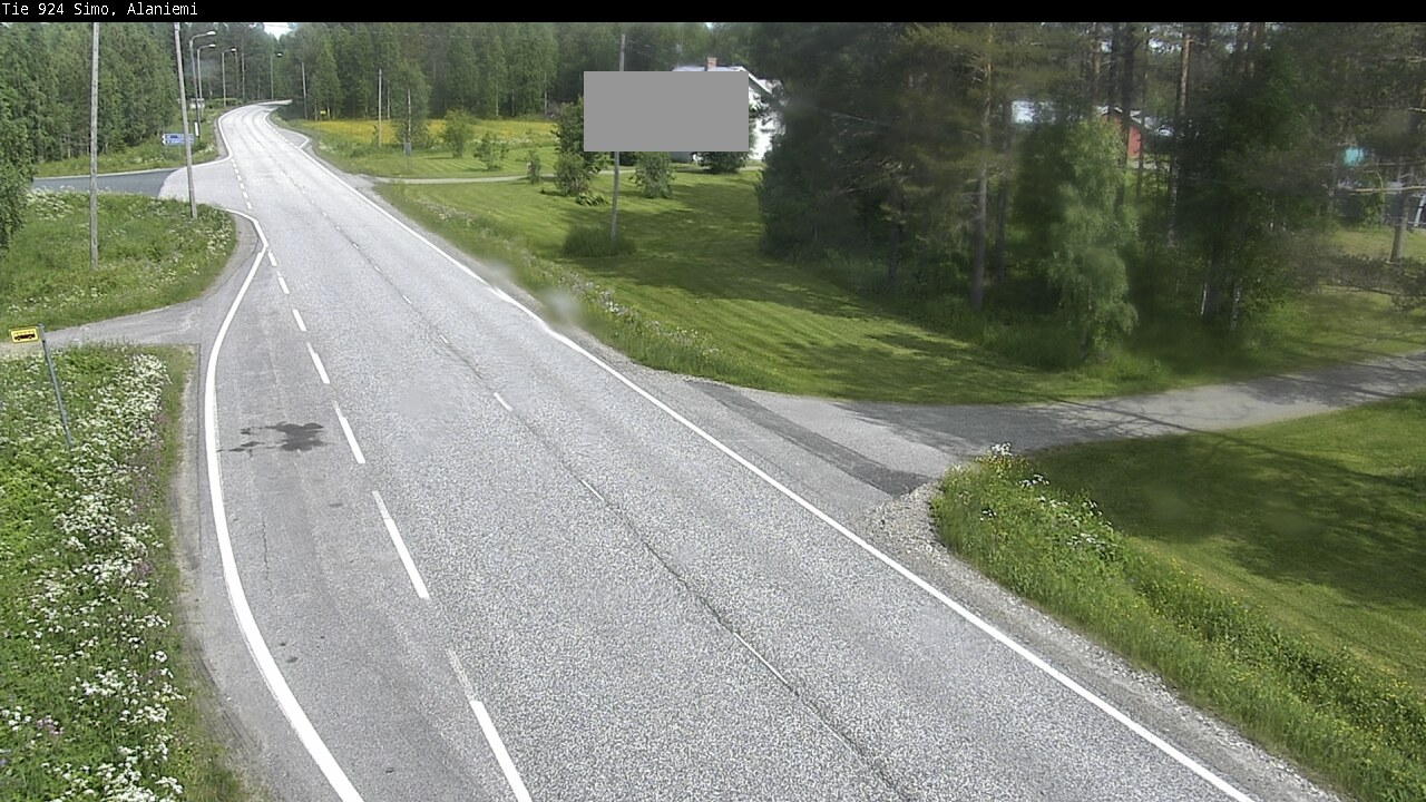 Weather Camera Image Väg 924 Simo, Alaniemi, Simo, Lappi