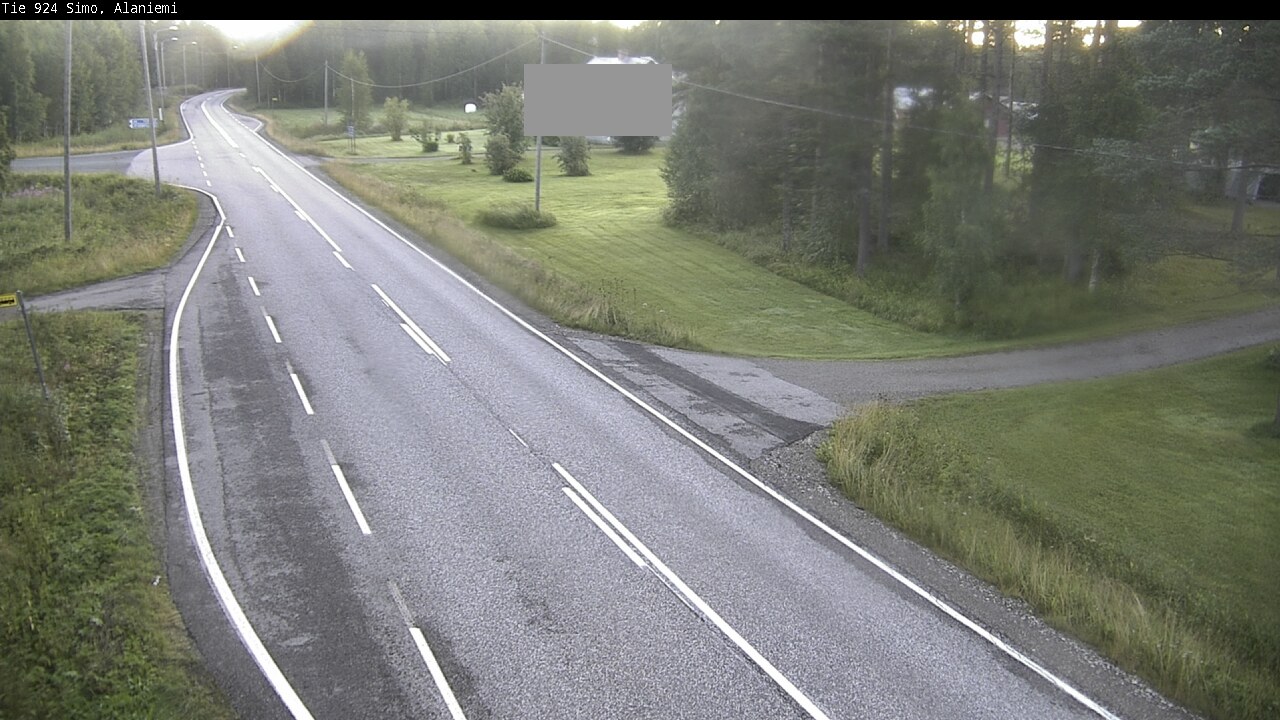 Weather Camera Image Road 924 Simo, Alaniemi, Simo, Lappi