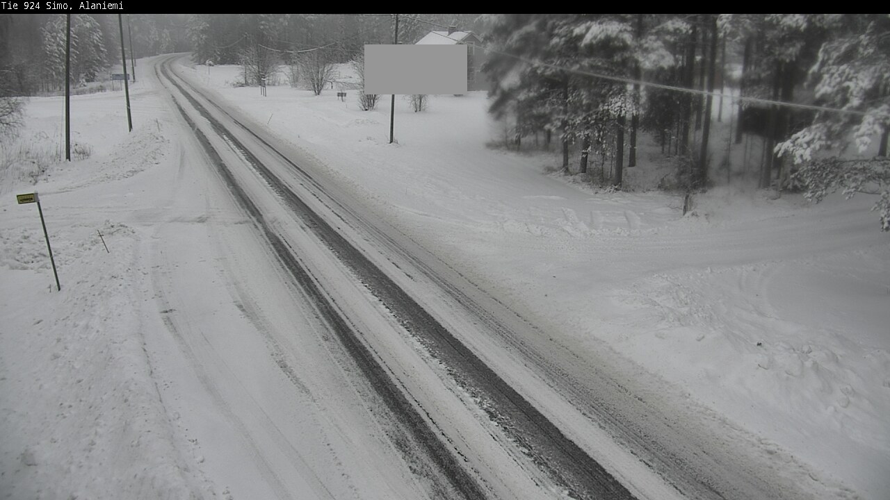 Weather Camera Image Road 924 Simo, Alaniemi, Simo, Lappi