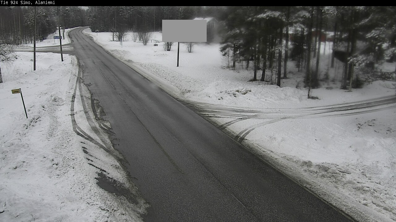 Kelikamerat Kuva Tie 924 Simo, Alaniemi, Simo, Lappi
