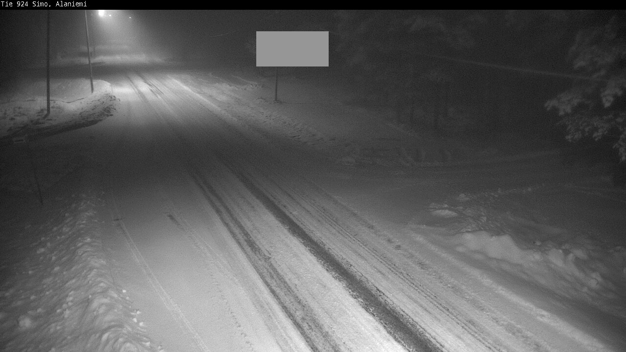 Weather Camera Image Road 924 Simo, Alaniemi, Simo, Lappi