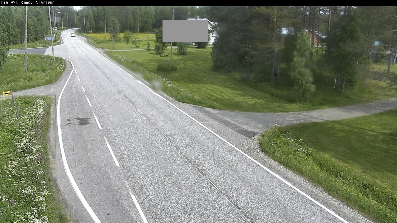 Weather Camera Image Väg 924 Simo, Alaniemi, Simo, Lappi