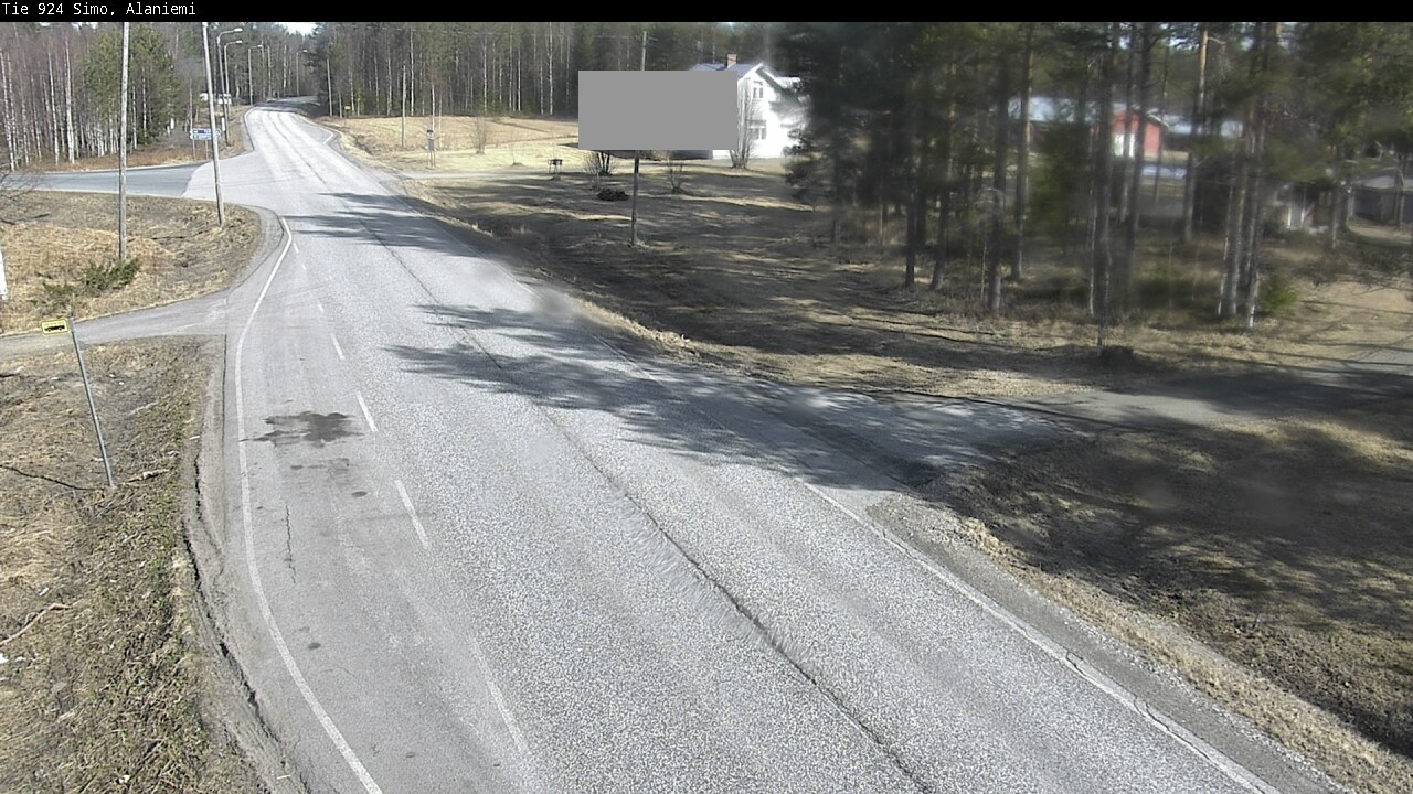 Weather Camera Image Väg 924 Simo, Alaniemi, Simo, Lappi