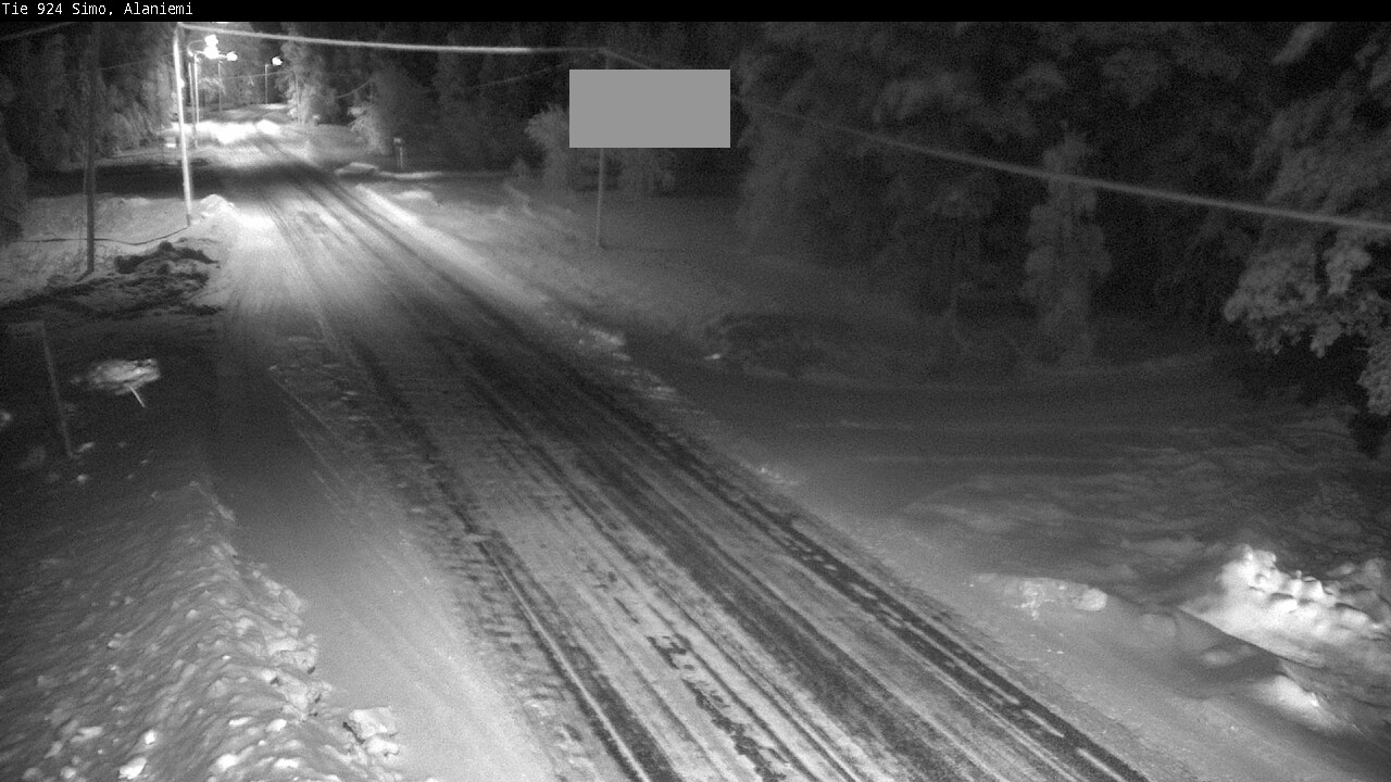 Kelikamerat Kuva Tie 924 Simo, Alaniemi, Simo, Lappi