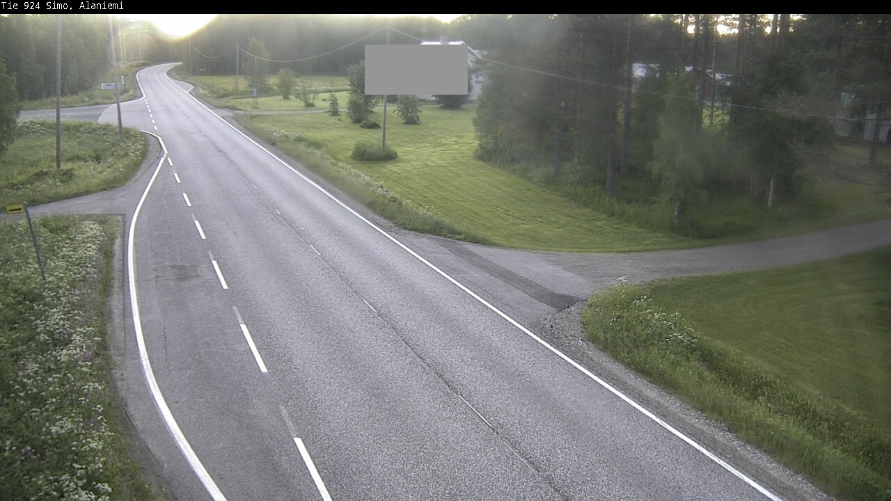 Weather Camera Image Väg 924 Simo, Alaniemi, Simo, Lappi