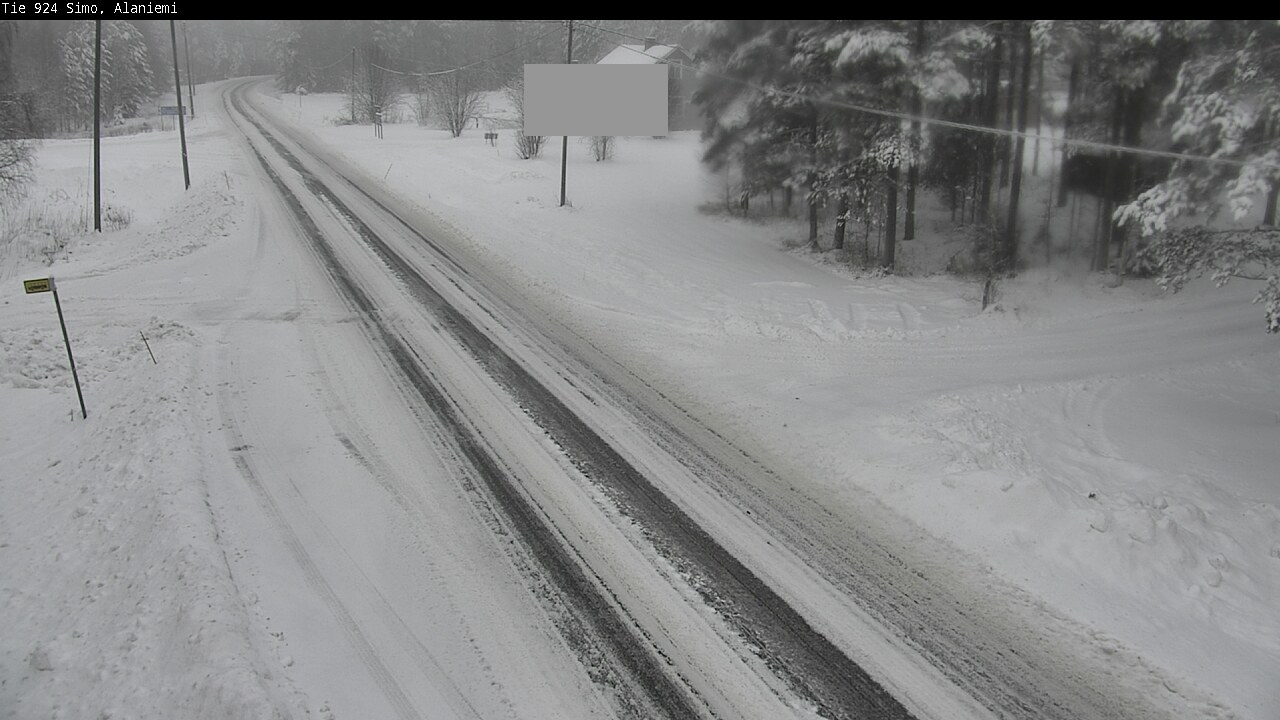 Weather Camera Image Road 924 Simo, Alaniemi, Simo, Lappi