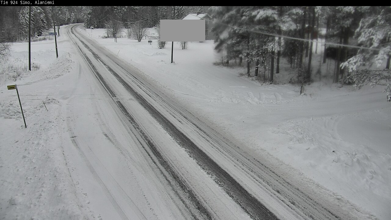 Weather Camera Image Road 924 Simo, Alaniemi, Simo, Lappi