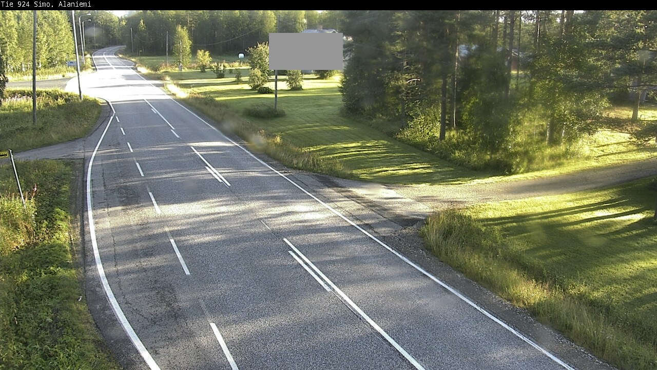 Kelikamerat Kuva Tie 924 Simo, Alaniemi, Simo, Lappi