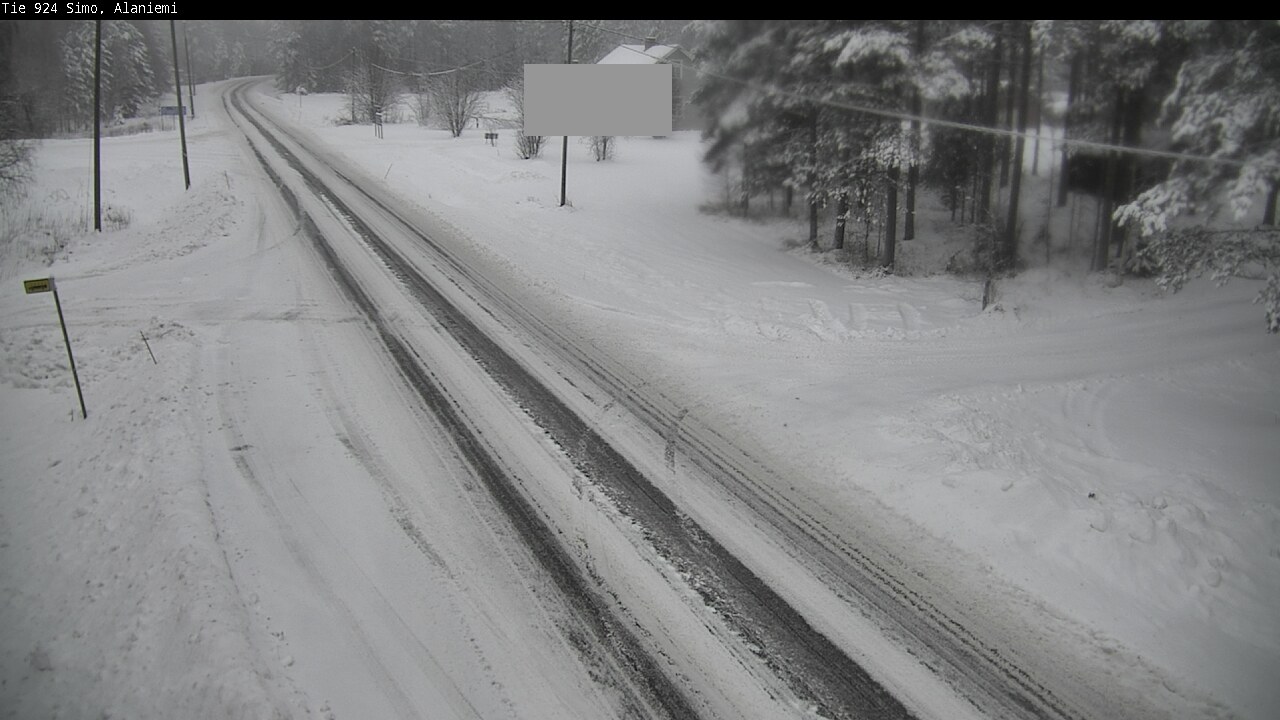 Weather Camera Image Road 924 Simo, Alaniemi, Simo, Lappi