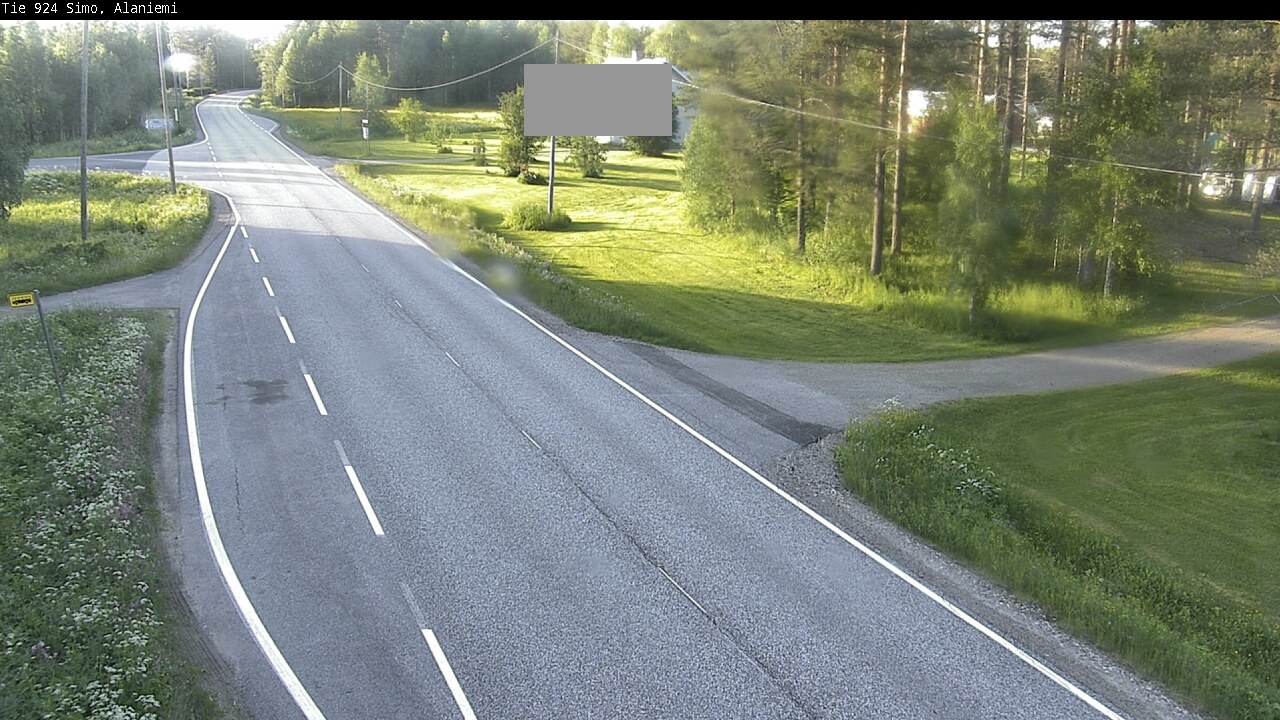 Weather Camera Image Väg 924 Simo, Alaniemi, Simo, Lappi