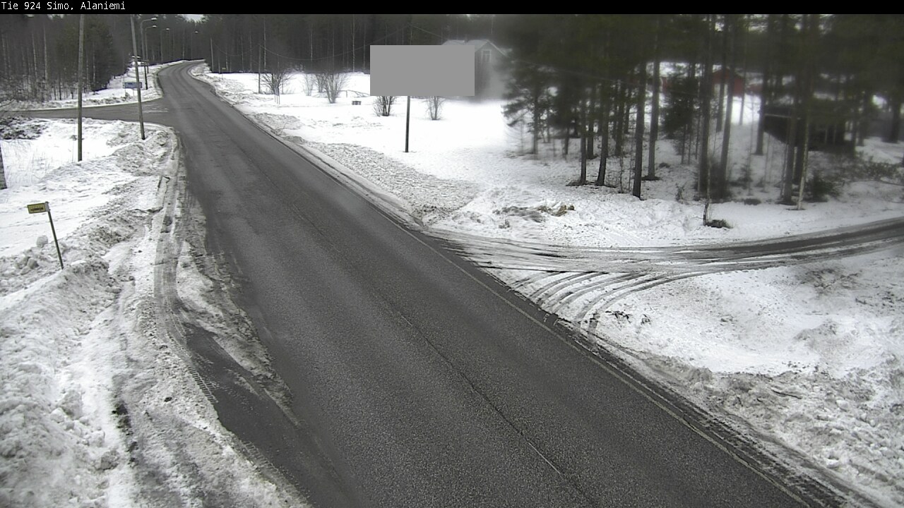 Kelikamerat Kuva Tie 924 Simo, Alaniemi, Simo, Lappi