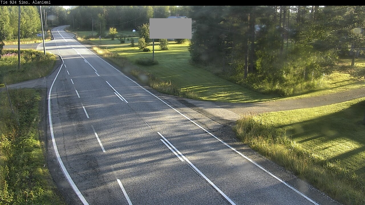 Kelikamerat Kuva Tie 924 Simo, Alaniemi, Simo, Lappi