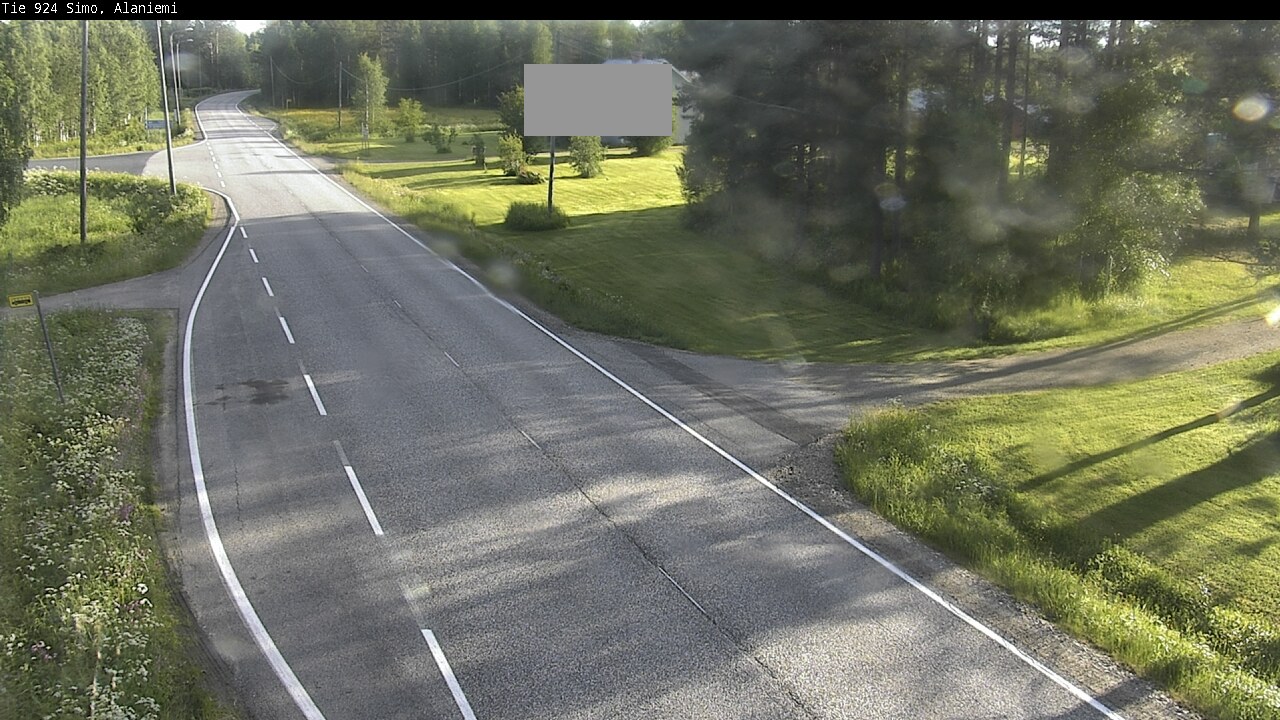 Weather Camera Image Väg 924 Simo, Alaniemi, Simo, Lappi