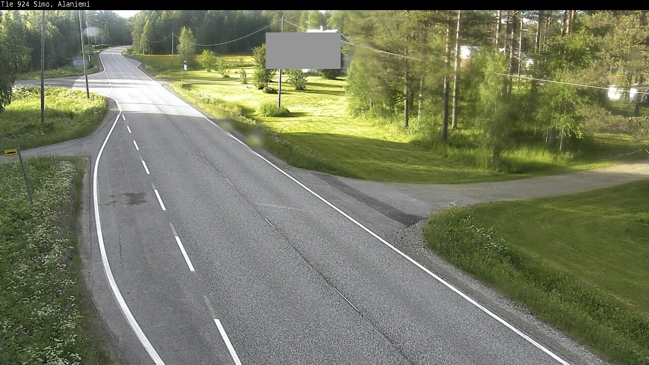 Weather Camera Image Väg 924 Simo, Alaniemi, Simo, Lappi