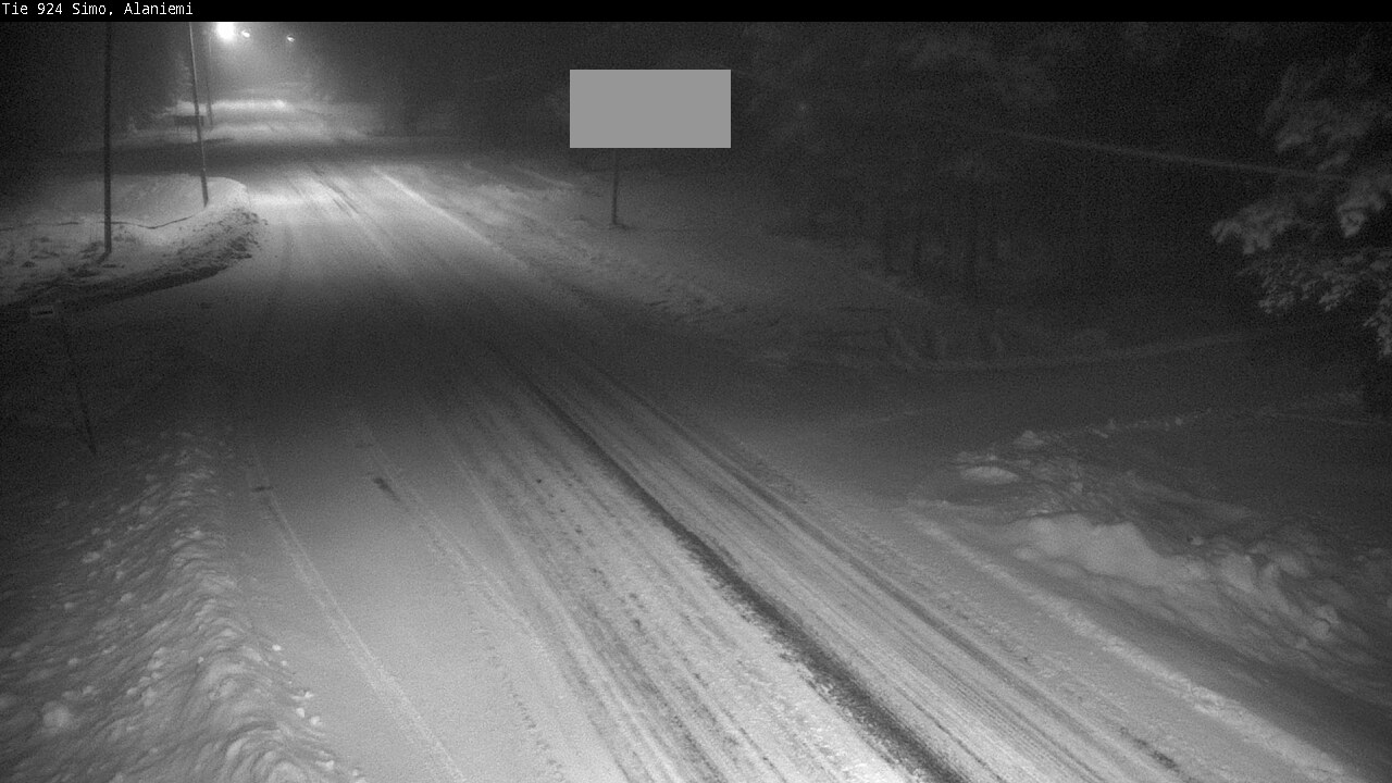 Weather Camera Image Road 924 Simo, Alaniemi, Simo, Lappi
