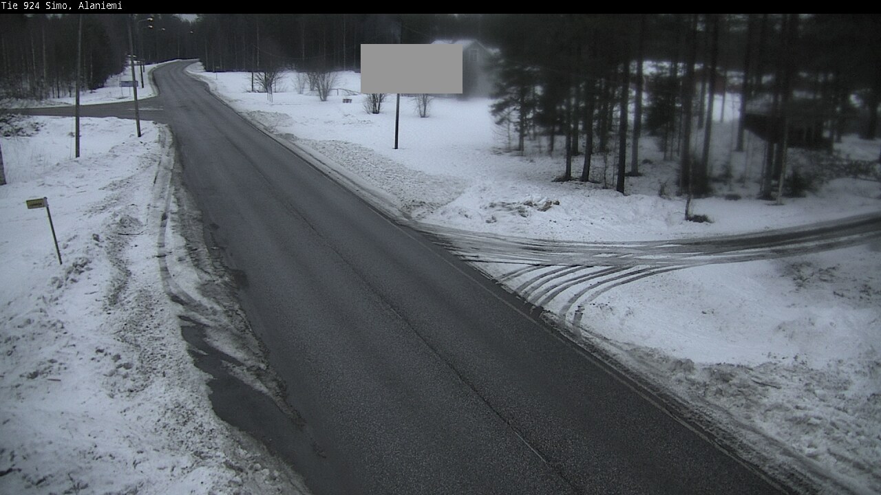 Kelikamerat Kuva Tie 924 Simo, Alaniemi, Simo, Lappi