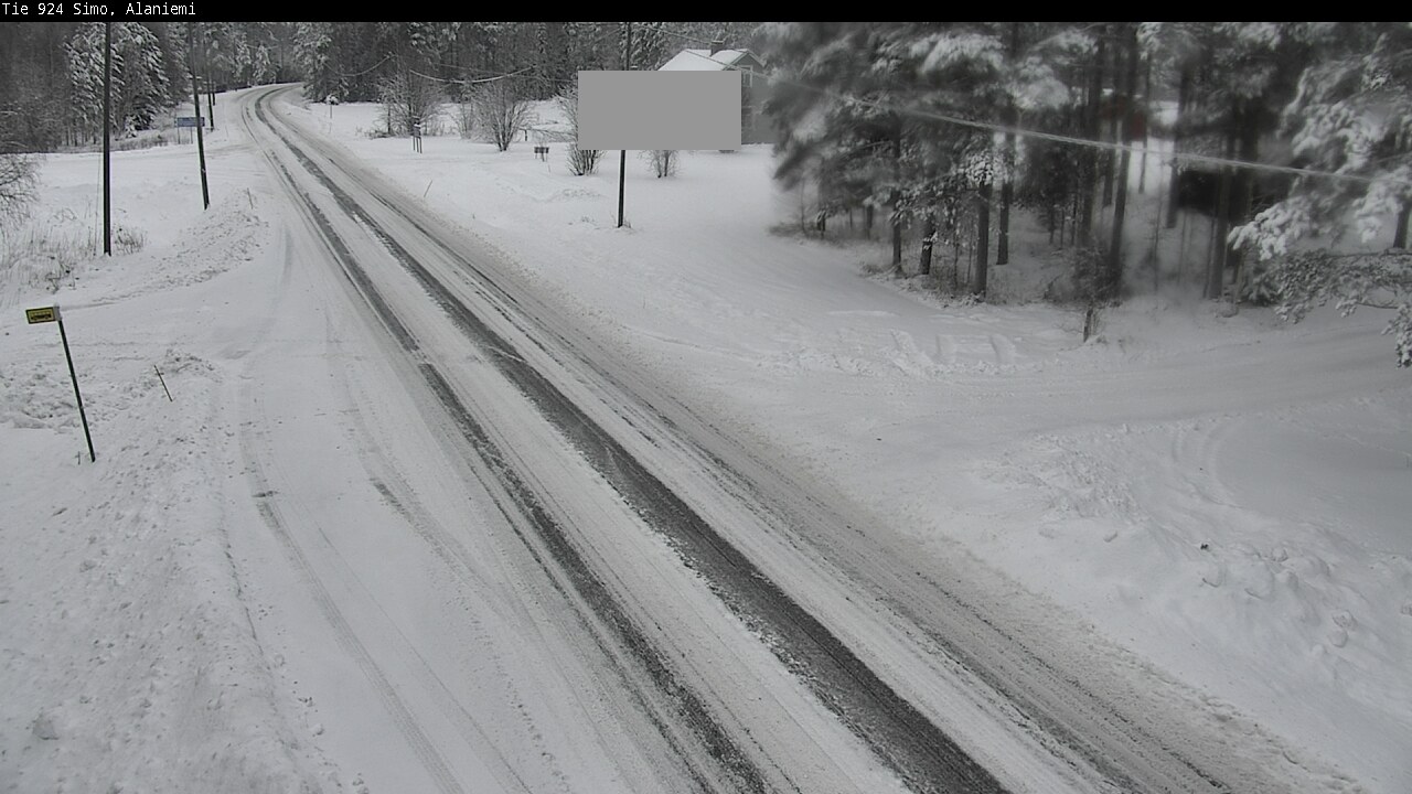 Weather Camera Image Road 924 Simo, Alaniemi, Simo, Lappi