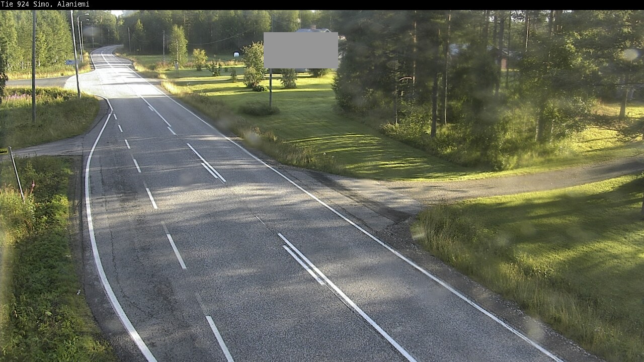 Kelikamerat Kuva Tie 924 Simo, Alaniemi, Simo, Lappi
