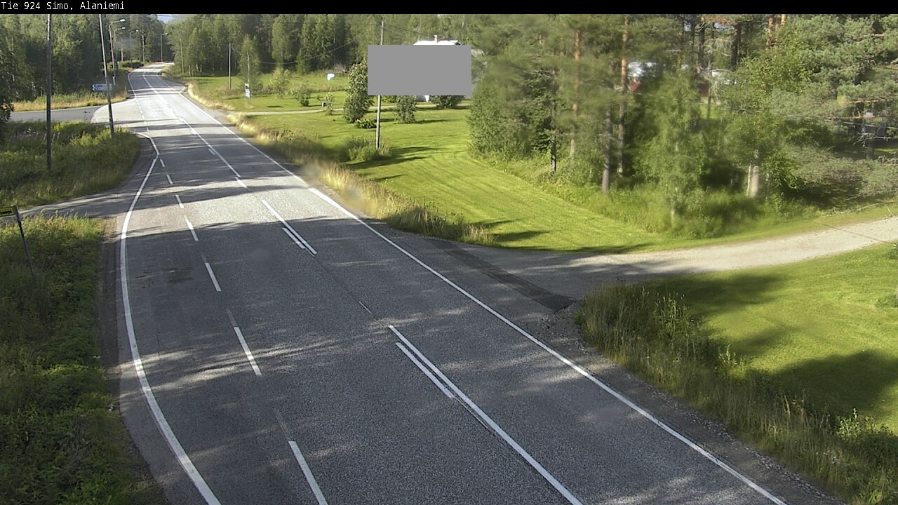 Kelikamerat Kuva Tie 924 Simo, Alaniemi, Simo, Lappi