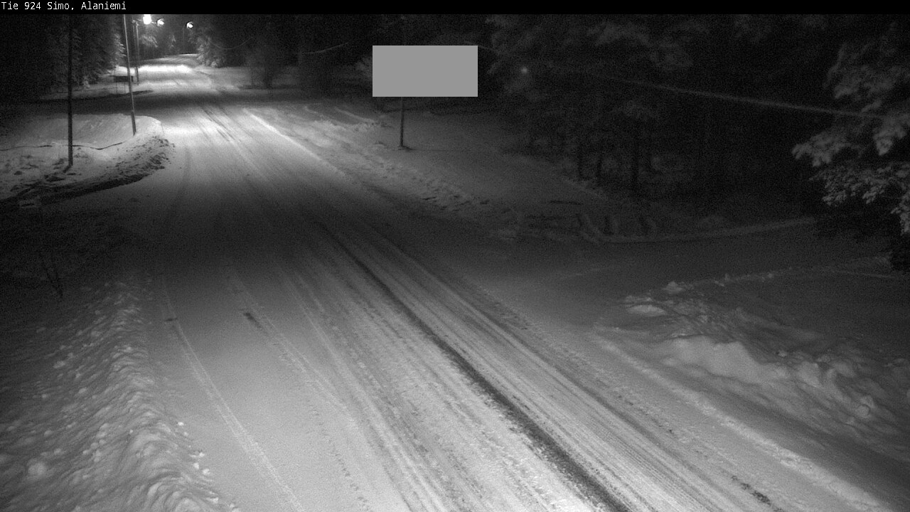 Weather Camera Image Road 924 Simo, Alaniemi, Simo, Lappi
