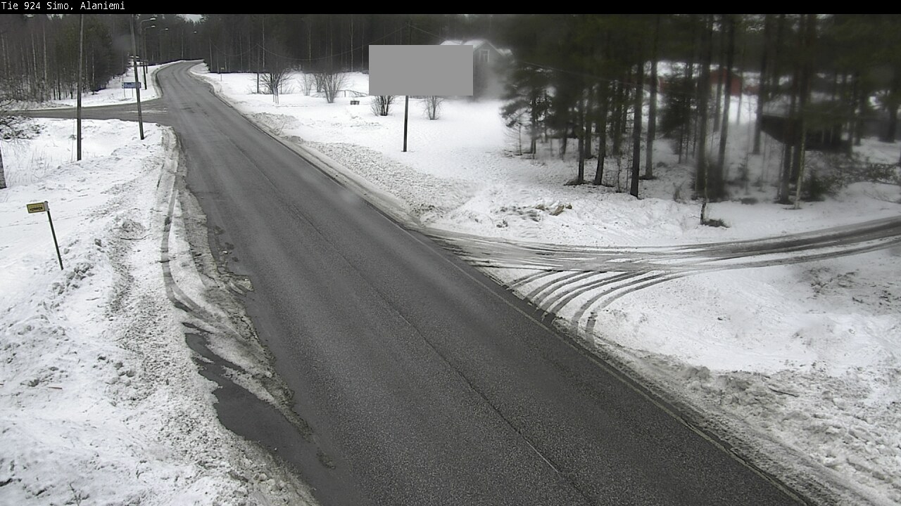 Kelikamerat Kuva Tie 924 Simo, Alaniemi, Simo, Lappi
