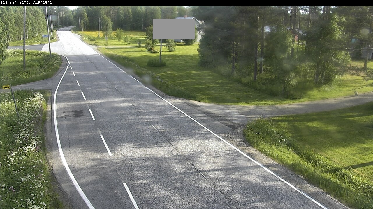 Weather Camera Image Väg 924 Simo, Alaniemi, Simo, Lappi