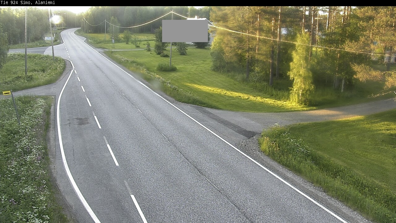 Weather Camera Image Väg 924 Simo, Alaniemi, Simo, Lappi