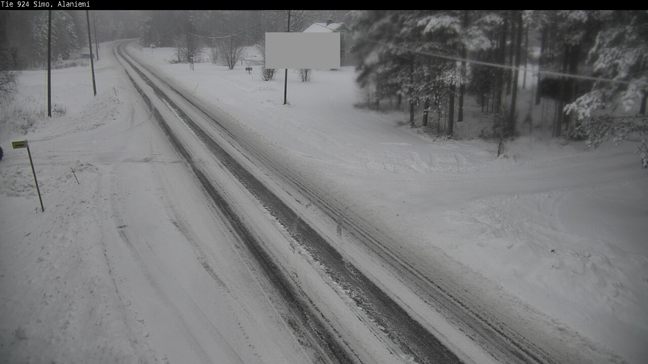 Weather Camera Image Road 924 Simo, Alaniemi, Simo, Lappi